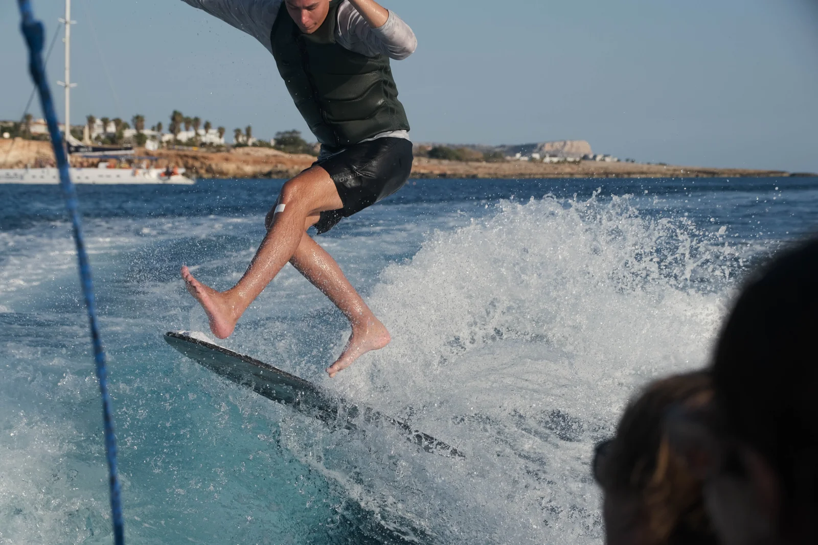 Wakesurfing in Cyprus