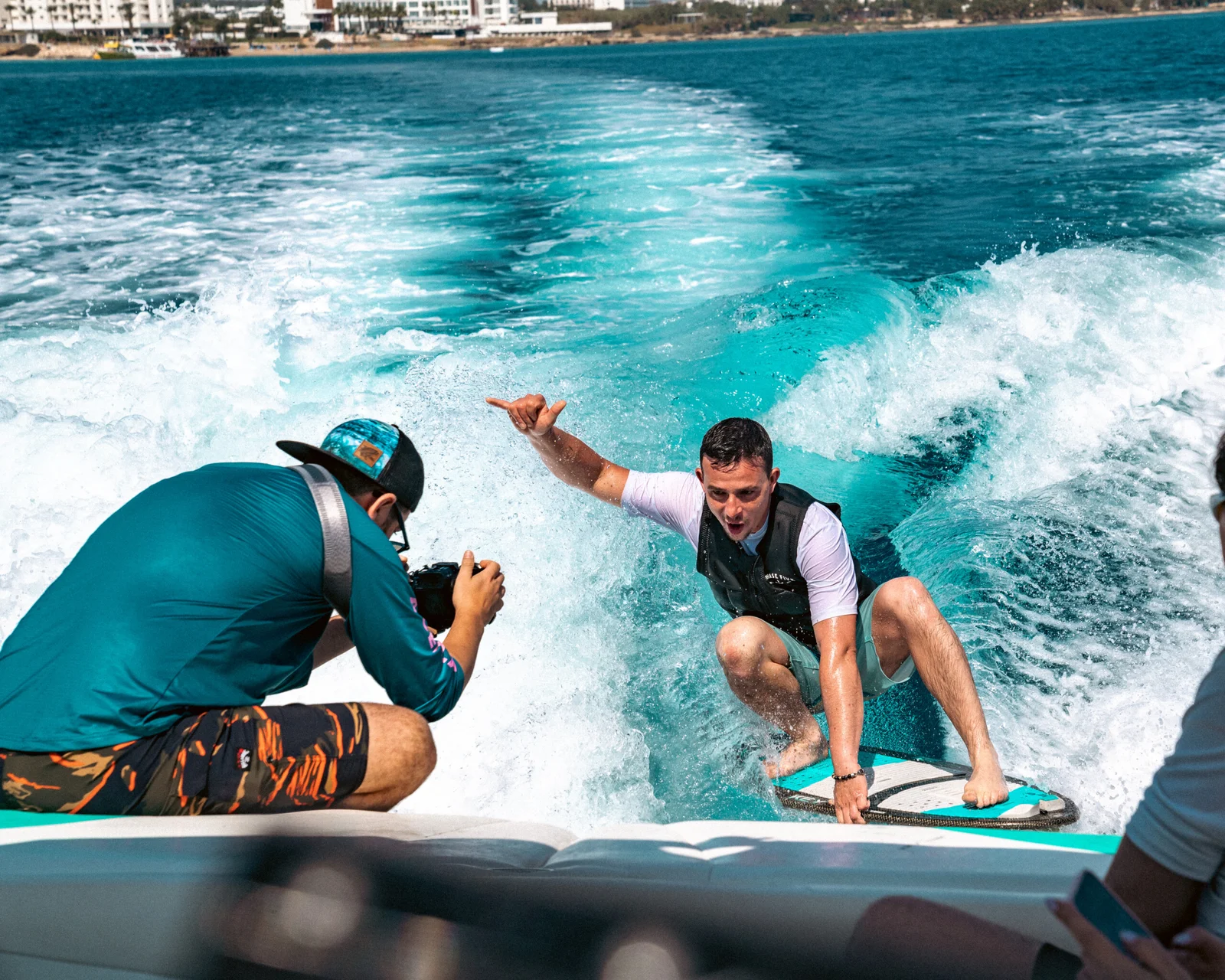 Wakesurfing in Cyprus
