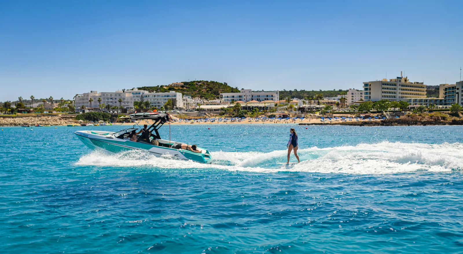Wakesurfing in Cyprus
